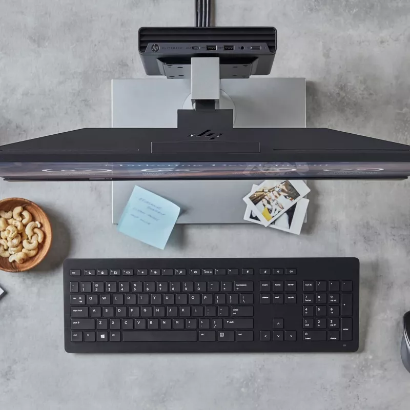 HP Elite Mini 800 G9 stalinis kompiuteris, Intel Core i5-14500, 16GB RAM, 1TB SSD, Windows 11 Pro, juodas
