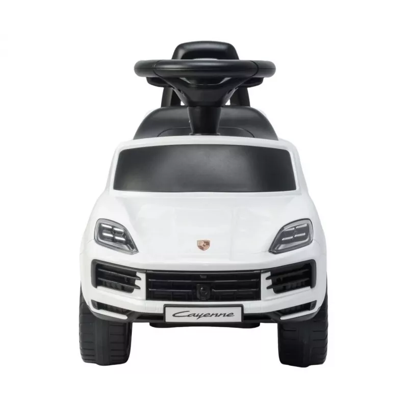 MILLY MALLY vaikiškas automobilis Porsche Cayenne S baltas - elektrinis automobilis su 12V baterija, nuotolinio valdymo pultu, LED šviesomis