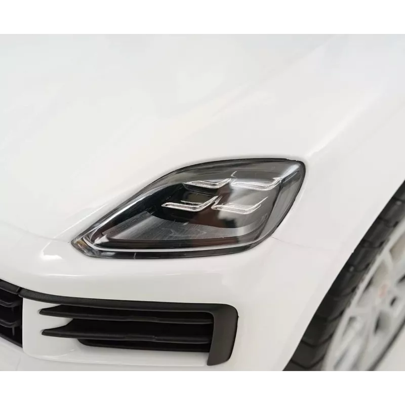 MILLY MALLY vaikiškas automobilis Porsche Cayenne S baltas - elektrinis automobilis su 12V baterija, nuotolinio valdymo pultu, LED šviesomis