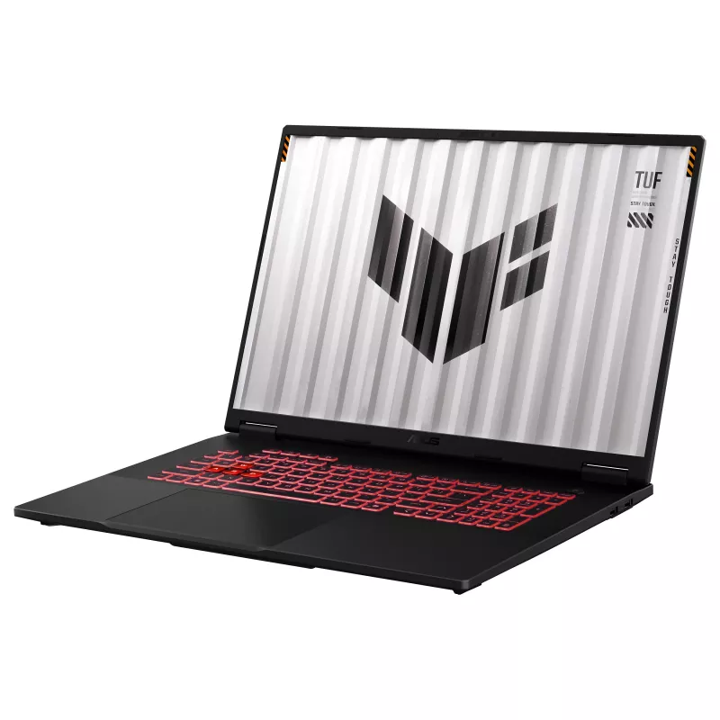 ASUS TUF Gaming A18 FA808UP-S8012W žaidimų nešiojamas kompiuteris, 18 colių WUXGA IPS 144Hz, AMD Ryzen 7 260, 16GB DDR5, 1TB SSD, GeForce RTX 5070 8GB, Windows 11 Home, vokiška QWERTZ klaviatūra