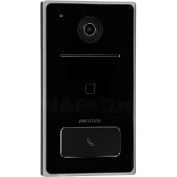 Hikvision Pro Series DS-KV6133-ME1/Surface vaizdo durų skambutis, 2 MP, paviršinis montavimas, PoE, IP65, IK08