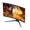 AOC C32G4Z 31,5 inch Išlenktas Žaidimų Monitorius, Full HD, 240Hz, 1ms, VA, FreeSync Premium, Juodas/Raudonas