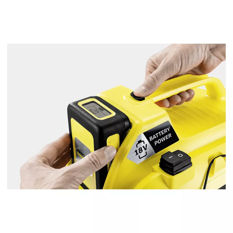 Kärcher WD 1 Compact Battery Set šlapio ir sauso siurblys, 15L, 1000W