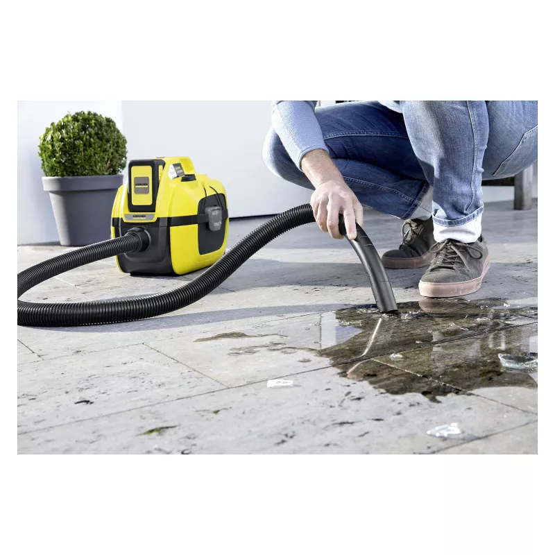 Kärcher WD 1 Compact Battery Set šlapio ir sauso siurblys, 15L, 1000W