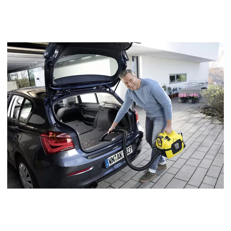Kärcher WD 1 Compact Battery Set šlapio ir sauso siurblys, 15L, 1000W