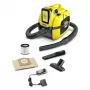 Kärcher WD 1 Compact Battery Set šlapio ir sauso siurblys, 15L, 1000W