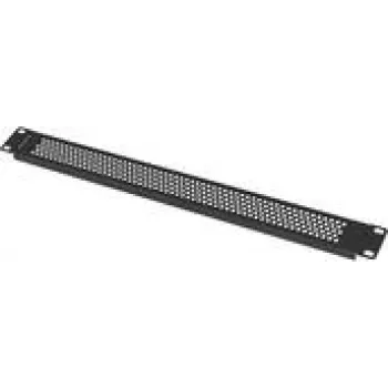 LANBERG 19 Inch 1U Perforated Blanking Panel Black