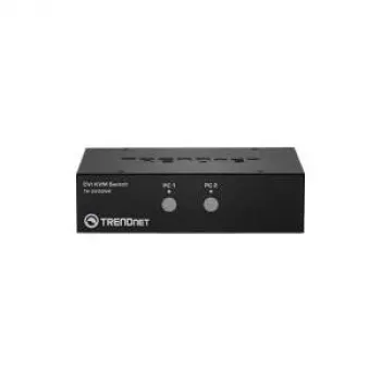 TRENDnet TK-222DVK 2 prievadų DVI KVM jungiklis su garsu ir USB šakotuvu