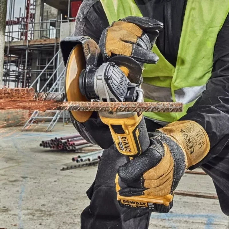 DEWALT DCK329P2T-QW 18V XR Belaidis Kombinuotas Rinkinys: 2 Greičių Smūginis Gręžtuvas ir Kampinis Šlifuoklis su 2x 5.0Ah Akumuliatoriais, Įkrovikliu ir T-STAK II Dėklu
