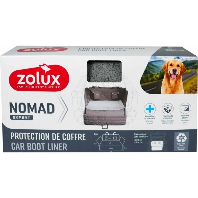ZOLUX Nomad Automobilio bagažinės apsauginis dangalas – vandeniui atsparus, atsparus įbrėžimams, universalus