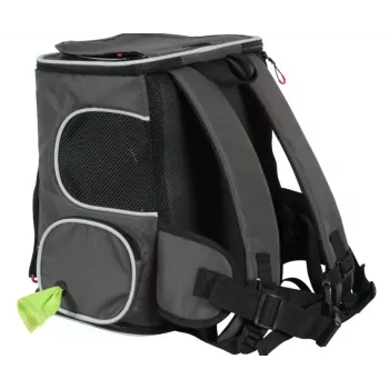 ZOLUX Nomad Nėšiojama kuprinė šunims ir katėms su nešiojamojo kompiuterio kišene - 33x29x40 cm, Anthracite Grey