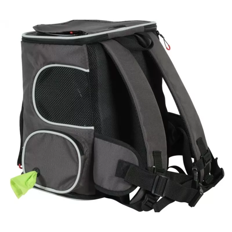 ZOLUX Nomad Nėšiojama kuprinė šunims ir katėms su nešiojamojo kompiuterio kišene - 33x29x40 cm, Anthracite Grey
