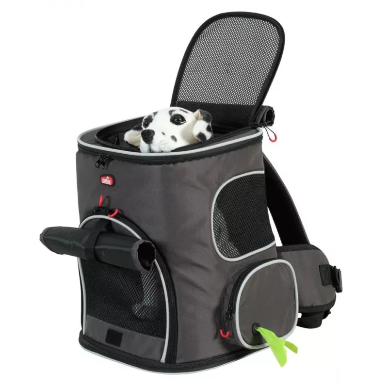 ZOLUX Nomad Nėšiojama kuprinė šunims ir katėms su nešiojamojo kompiuterio kišene - 33x29x40 cm, Anthracite Grey