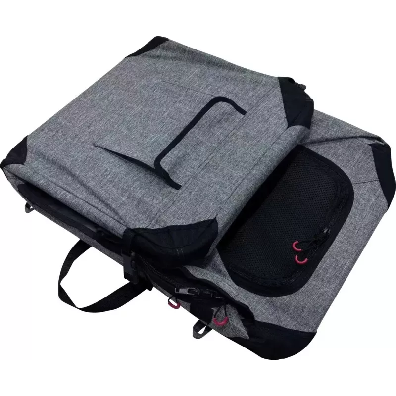 ZOLUX NOMAD M Sulankstomas Audinių Kelioninis Gyvūnų Nešiklis 70x52x52 cm Pilka/Juoda