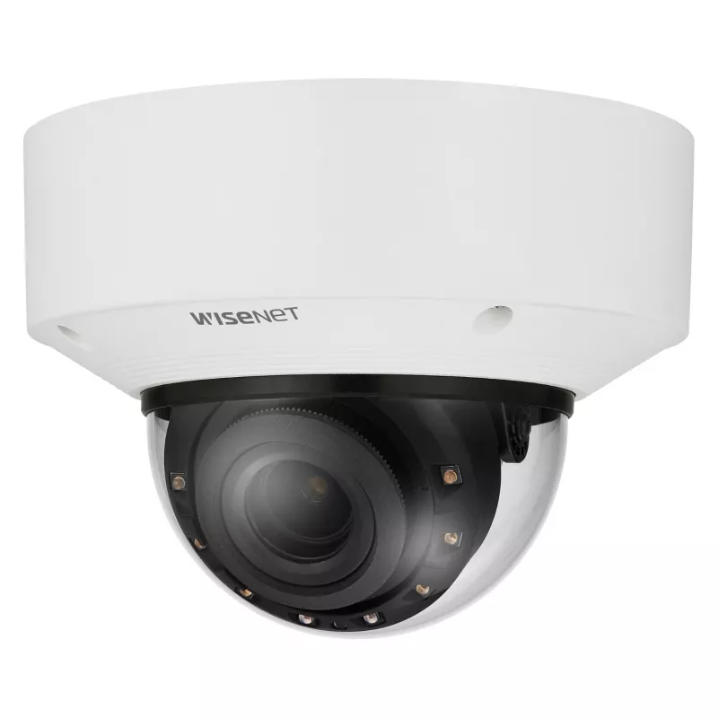 Hanwha Wisenet XNV-C6083R 2MP AI IR lauko fiksuoto kupolo IP kamera