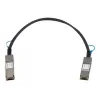 StarTech.com 0.5m QSFP+ tiesioginio prijungimo kabelis - MSA suderinamas - 40G QSFP+ pasyvus Twinax kabelis - QSFP į QSFP - juodas