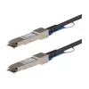 StarTech.com 0.5m QSFP+ tiesioginio prijungimo kabelis - MSA suderinamas - 40G QSFP+ pasyvus Twinax kabelis - QSFP į QSFP - juodas