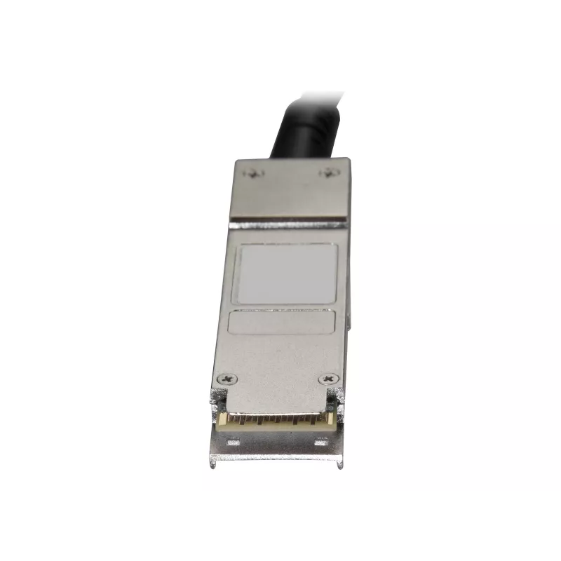 StarTech.com 0.5m QSFP+ tiesioginio prijungimo kabelis - MSA suderinamas - 40G QSFP+ pasyvus Twinax kabelis - QSFP į QSFP - juodas