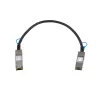 StarTech.com 0.5m QSFP+ tiesioginio prijungimo kabelis - MSA suderinamas - 40G QSFP+ pasyvus Twinax kabelis - QSFP į QSFP - juodas