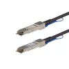 StarTech.com 0.5m QSFP+ tiesioginio prijungimo kabelis - MSA suderinamas - 40G QSFP+ pasyvus Twinax kabelis - QSFP į QSFP - juodas