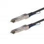 StarTech.com 0.5m QSFP+ tiesioginio prijungimo kabelis - MSA suderinamas - 40G QSFP+ pasyvus Twinax kabelis - QSFP į QSFP - juodas