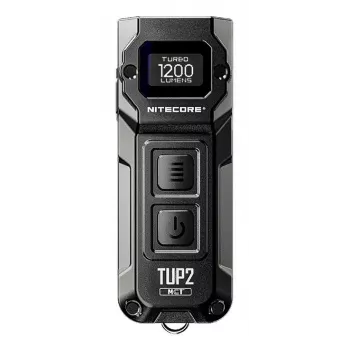 Nitecore TUP2 Raktažodinis žibintuvėlis Juodas 1200lm USB-C