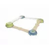 Smoby Life Balance Beam Set vaikams - 10 dalių modulinis pusiausvyros takas su laipteliais, vidaus / lauko naudojimui, nuo 2 metų