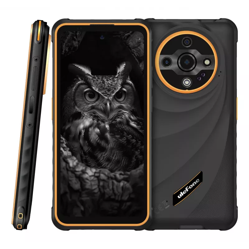 ULEFONE Armor X31 Pro 4G nešiojamas atsparus telefonas, 5,45 inch HD+, 8GB RAM, 256GB atmintis, 5200mAh, IP68/IP69K, oranžinis