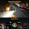 ULEFONE Armor X31 Pro 4G nešiojamas atsparus telefonas, 5,45 inch HD+, 8GB RAM, 256GB atmintis, 5200mAh, IP68/IP69K, oranžinis