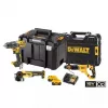 DEWALT 18V XR belaidis 3 dalių komplektas DCK327P2T (DCD791, DCG405, DCH263) su 2 x 5.0Ah akumuliatoriais, įkrovikliu ir TSTAK dėžėmis