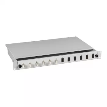 EFB-Elektronik Splice Box LC 50/125µm OM4 Extractable 48 Pigtails Pre-terminated / 24 Couplers
