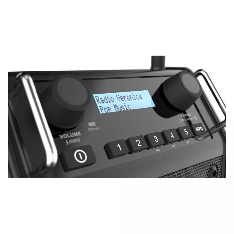 PerfectPro DABPRO Job Site Radio DAB+ FM Bluetooth IP65 Black