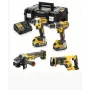 DEWALT DCK440P2T-QW 18V 4 dalių belaidis kombinuotas rinkinys (2x5.0Ah, XR Li-Ion, bešepetėliai)