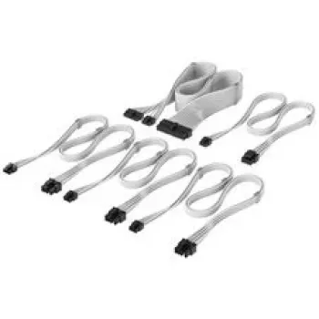 Corsair Premium Sleeved DC Cable Starter Kit, skirta Type 5 PSU - balta