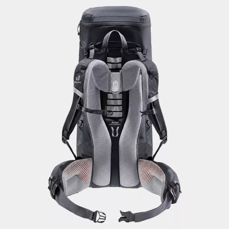 Deuter Aircontact Lite 40+10 Kuprinė Juoda/Pilka