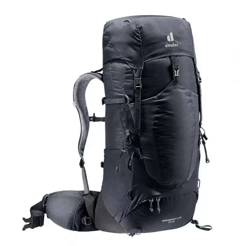 Deuter Aircontact Lite 40+10 Kuprinė Juoda/Pilka