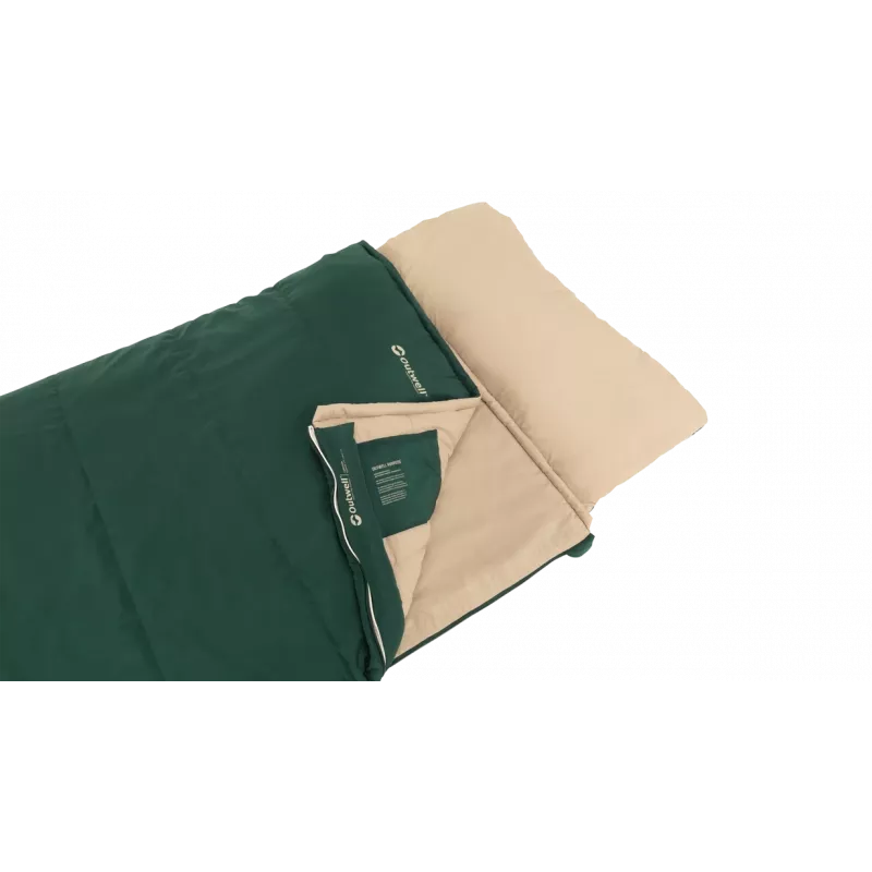 Outwell Contour Prime Green Miegmaišis 220x85 cm -13 iki 16°C Dešininis Užtrauktukas