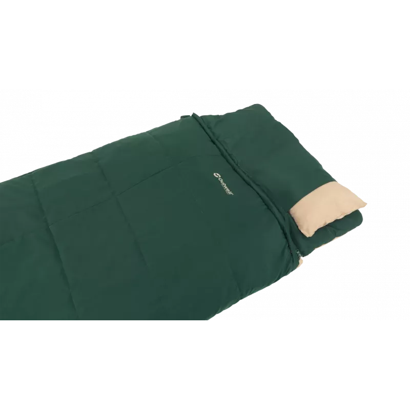 Outwell Contour Prime Green Miegmaišis 220x85 cm -13 iki 16°C Dešininis Užtrauktukas