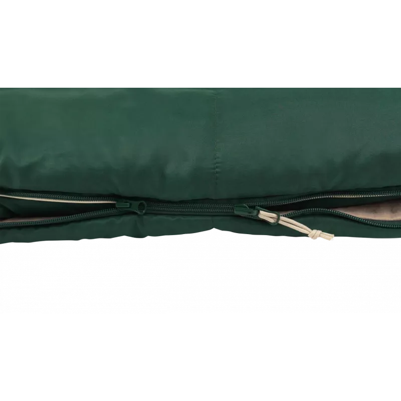 Outwell Contour Prime Green Miegmaišis 220x85 cm -13 iki 16°C Dešininis Užtrauktukas