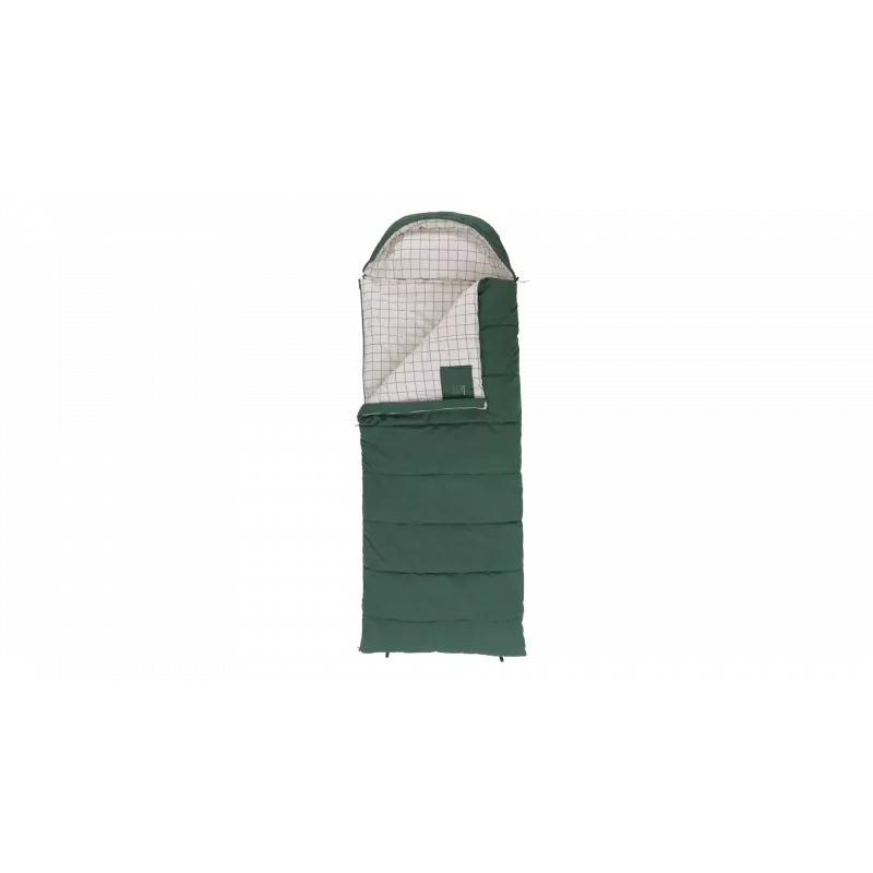 Outwell Camper Prime Green Sleeping Bag 235 x 90 cm -15 to 5 °C Right Zipper