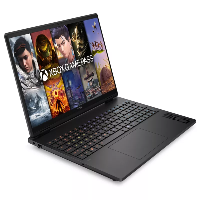 HP HyperX OMEN 15-ga0150ng 15,3 colio WUXGA IPS 165Hz žaidimų nešiojamas kompiuteris, Intel Core i5-14450HX, 16GB DDR5 RAM, 1TB PCIe SSD, NVIDIA GeForce RTX 5060, Windows 11 Home, Shadow Black