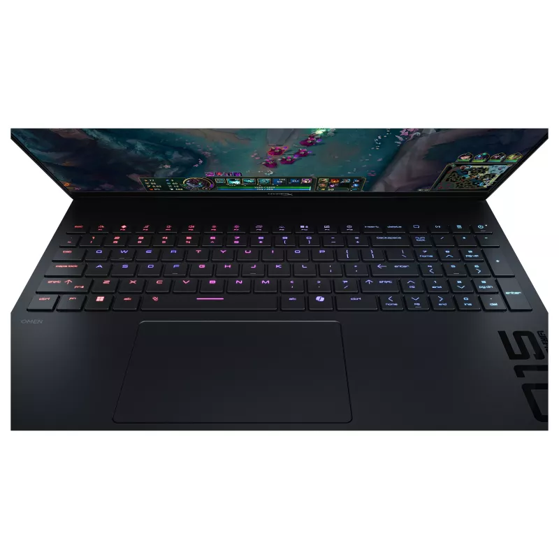HP HyperX OMEN 15-ga0150ng 15,3 colio WUXGA IPS 165Hz žaidimų nešiojamas kompiuteris, Intel Core i5-14450HX, 16GB DDR5 RAM, 1TB PCIe SSD, NVIDIA GeForce RTX 5060, Windows 11 Home, Shadow Black