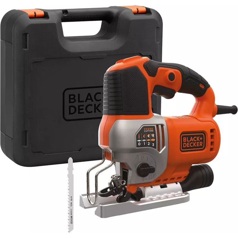 Black & Decker BES610K-QS 650W Švytuoklinis Pjūklas Dėžutėje