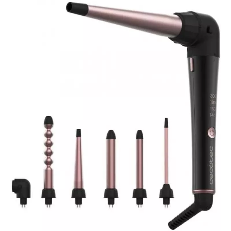 Cecotec SurfCare MultiWaves Multi-head Hair Curler, Keraminis, 46W, 140-200°C, 3 Antgaliai