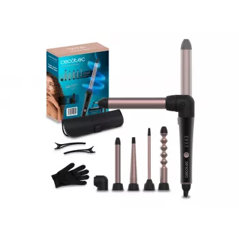 Cecotec SurfCare MultiWaves Multi-head Hair Curler, Keraminis, 46W, 140-200°C, 3 Antgaliai