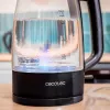 Cecotec ThermoSense 320 Clear elektrinis virdulys 2200 W 1.7 L stiklas juodas/skaidrus