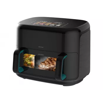 Cecotec Cecofry&Grill Smokin'Prime 11000 Dvigubas Karšto Oro Gruzdintuvas 11L 2800W Juodas