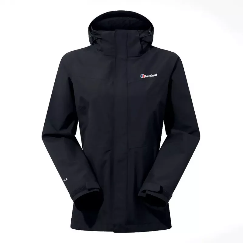 Berghaus Hillwalker Gore-Tex InterActive Jacket – Moteriška striukė, dydis S (Juoda)