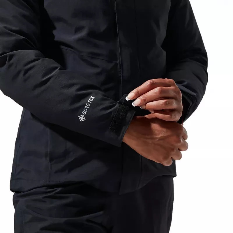 Berghaus Hillwalker Gore-Tex InterActive Jacket – Moteriška striukė, dydis S (Juoda)
