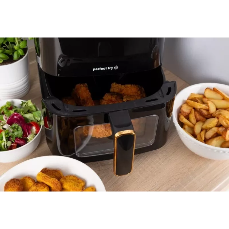ELDOM FR45 FRITELO 1500 W Neriebališka Gruzdintuvė, Juoda
